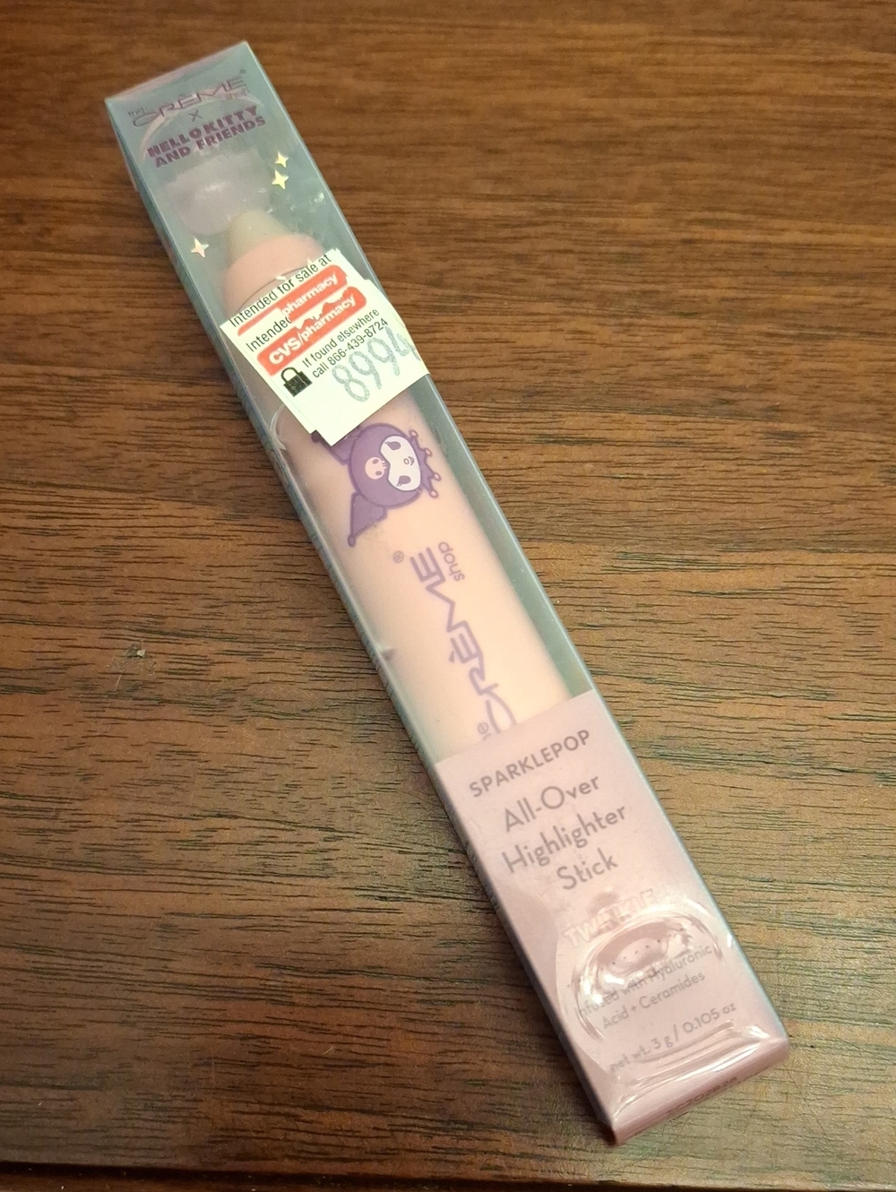 The Creme Shop All-Over Highlighter Stick 3g New Sealed - Twinkle